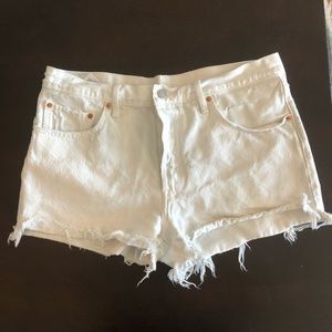 Levi’s 501 high waisted shorts